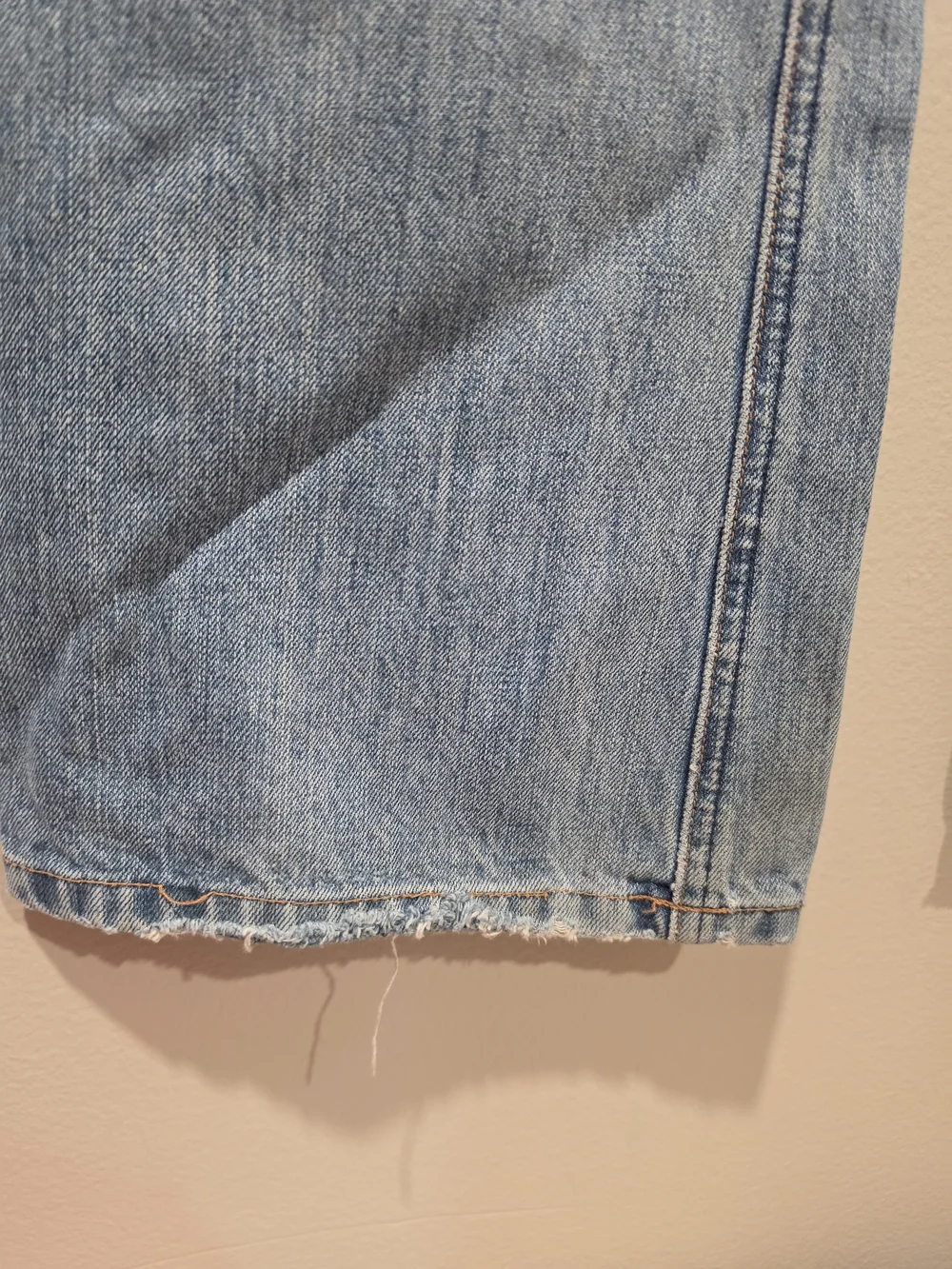 Vintage J. Crew 100% Cotton Flare Bootcut Jeans Size 8 Light Medium Wash Y2K